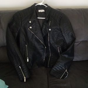Faux Leather Jacket